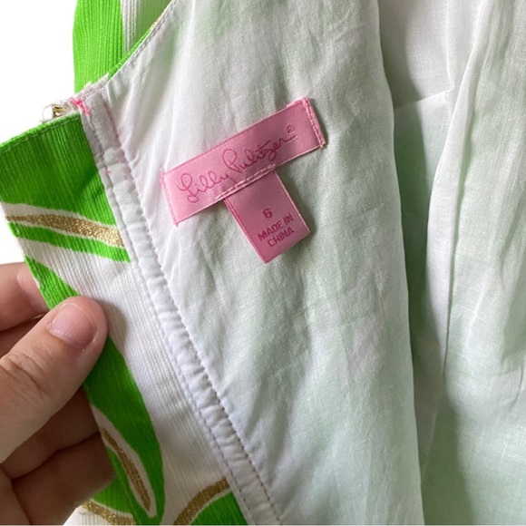 Lilly Pulitzer | Delia Glitter Stinger Shift Dress - Picture 8 of 11